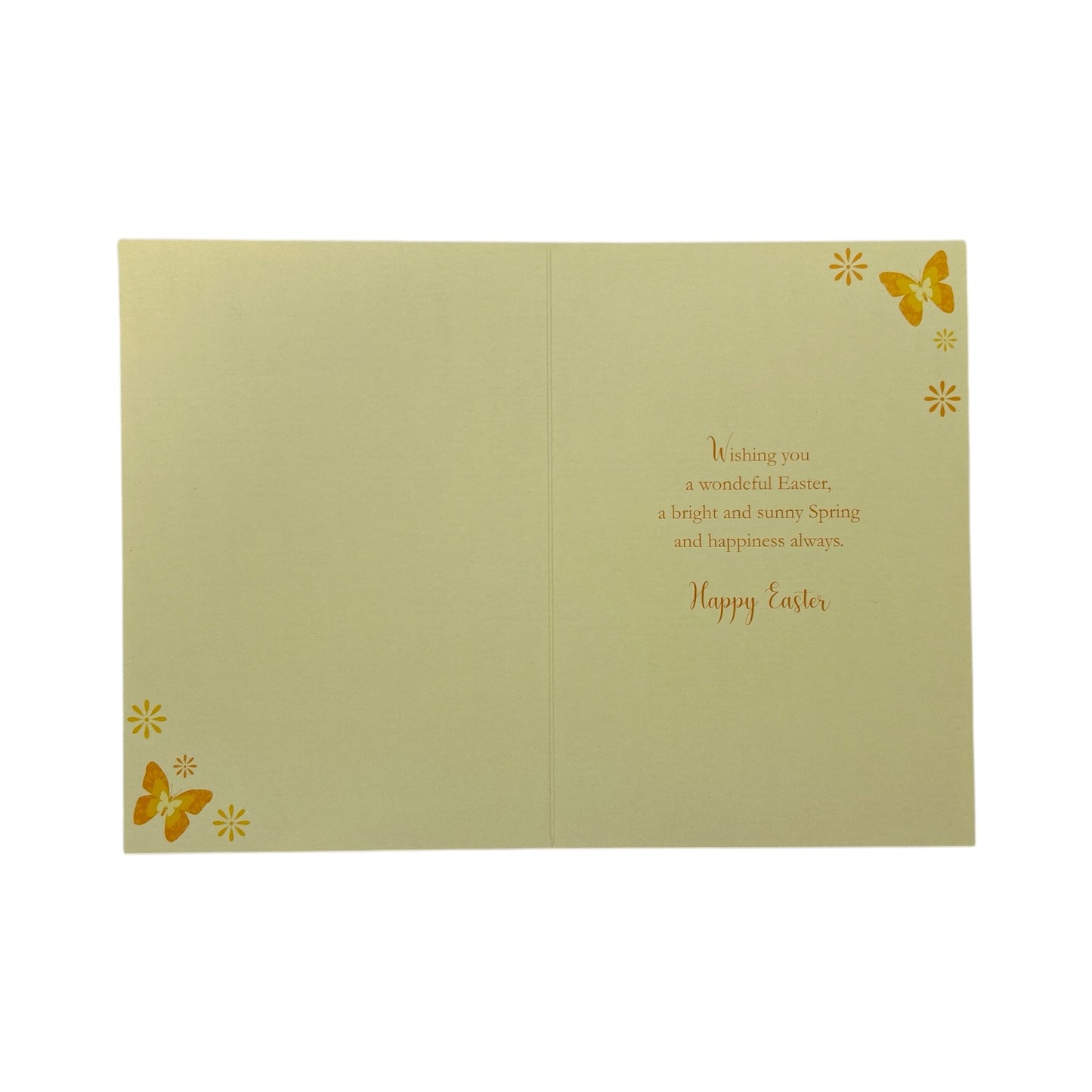 Thinking Of You Yellow Daffodil Flowers Design Easter Card
