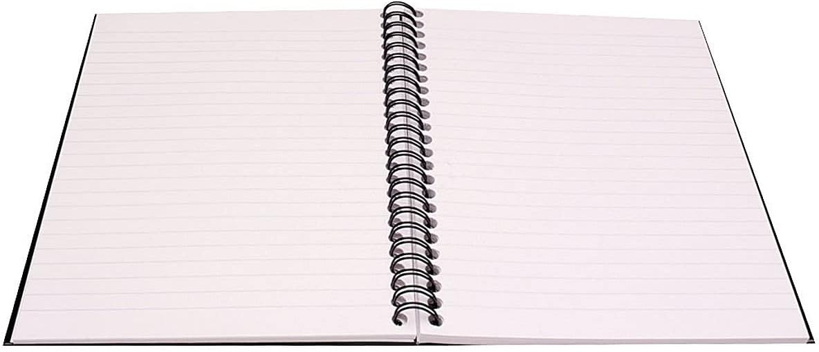 Pack of 3 A5 Hardback Black Casebound Notebooks