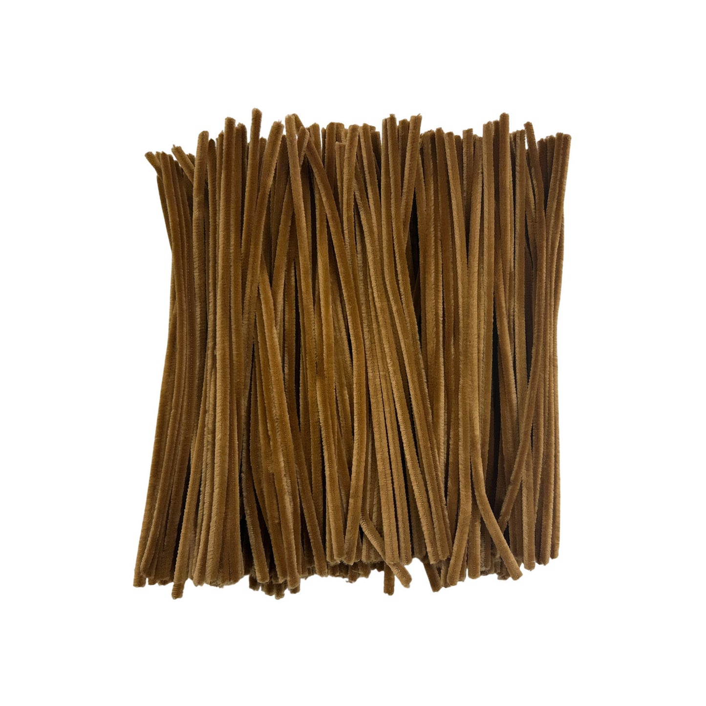Pack of 500 Light Brown Coloured Pipe Cleaners 30cm x 6mm Craft Chenille Stems