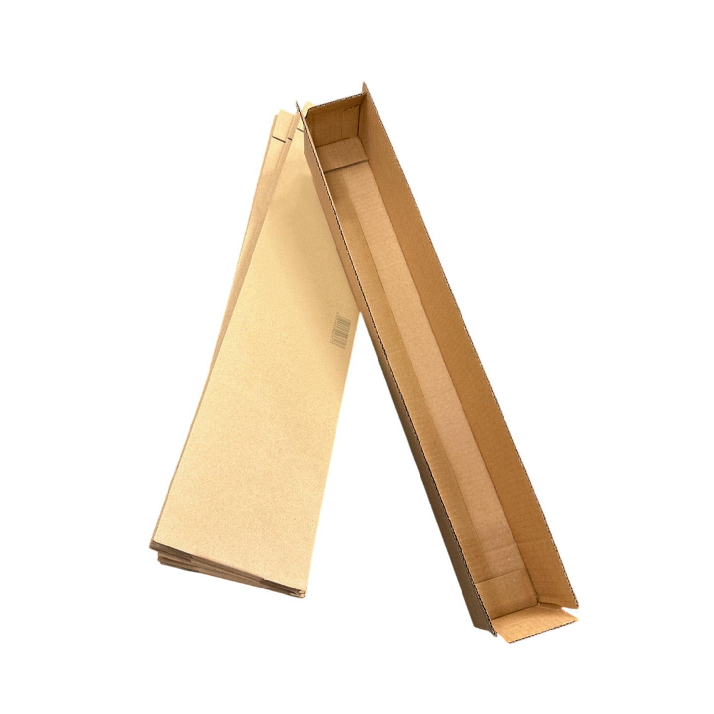 Pack of 10 Cardboard Packing Boxes 8x7x63cm — 3mm Corrugated Flute