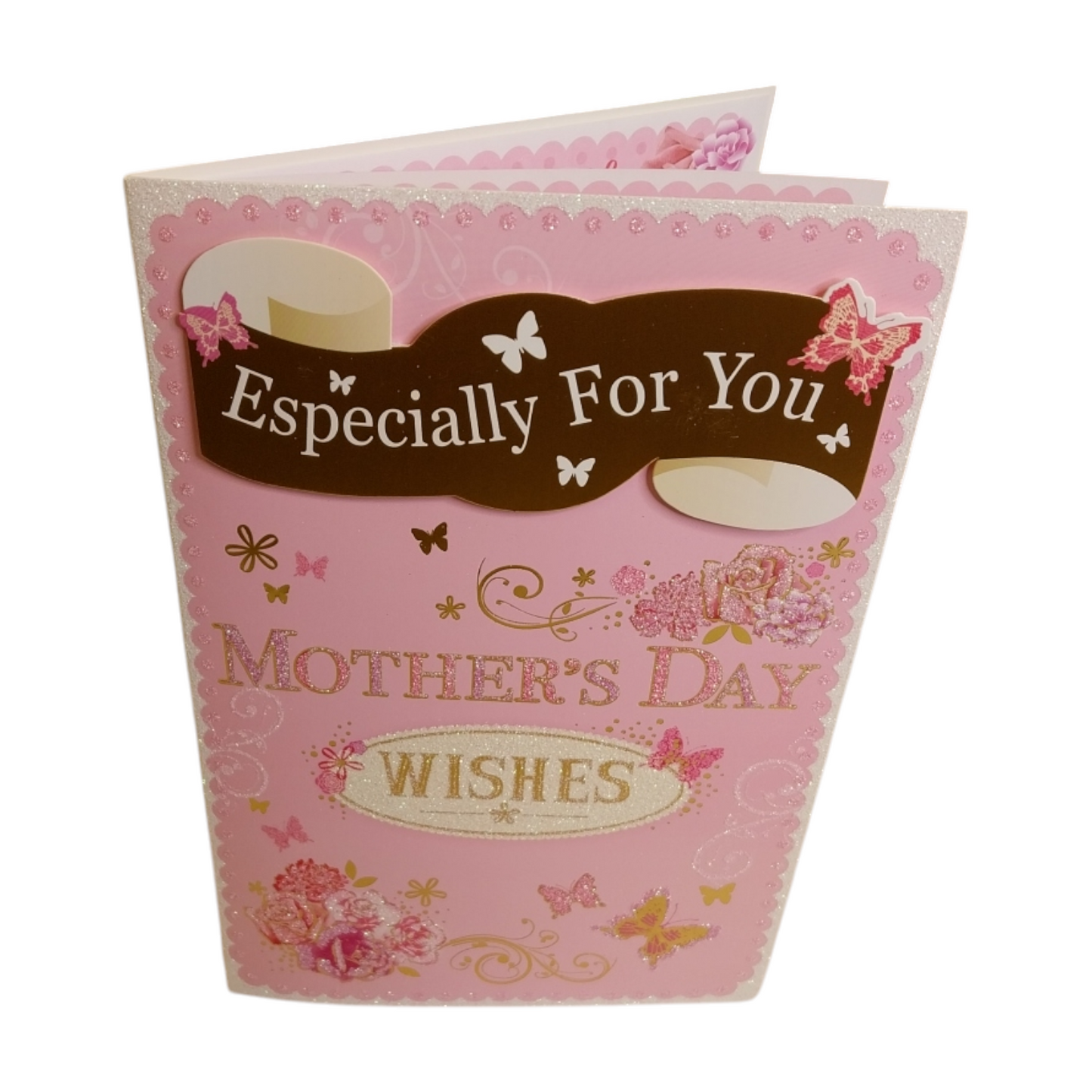 Especially For You Butterflies and Flowers Design Mother's Day Boxed Card