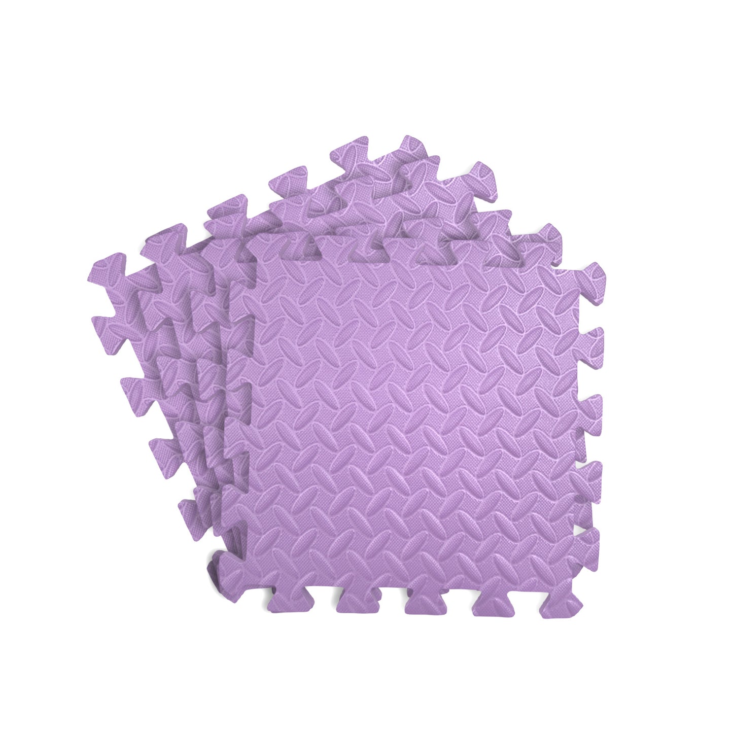 Pack of 4 30x30cm Purple Coloured 1cm Thick EVA Foam Mats