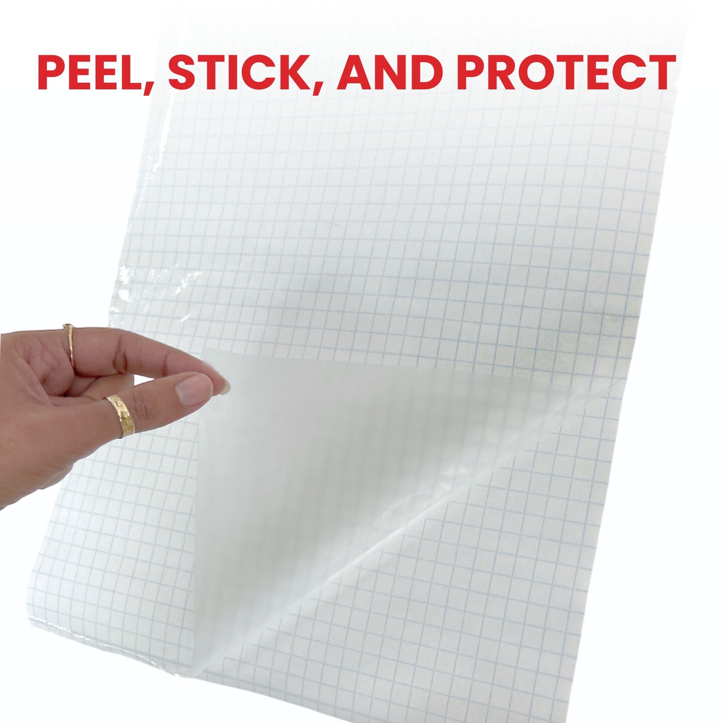 Pack of 12 Janrax 33cm x 3m Clear Glossy CPP 0.06mm Thick Self-Adhesive Book Cover Rolls