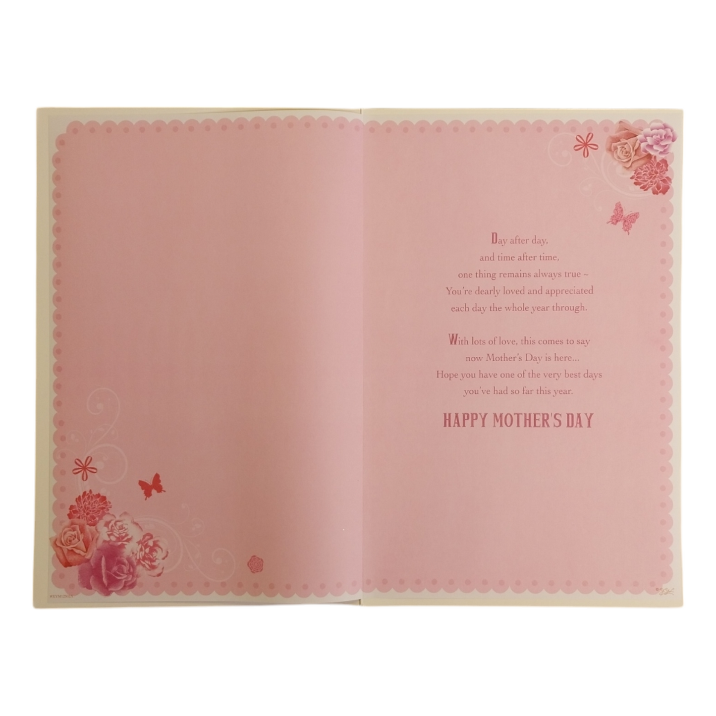 Especially For You Butterflies and Flowers Design Mother's Day Boxed Card