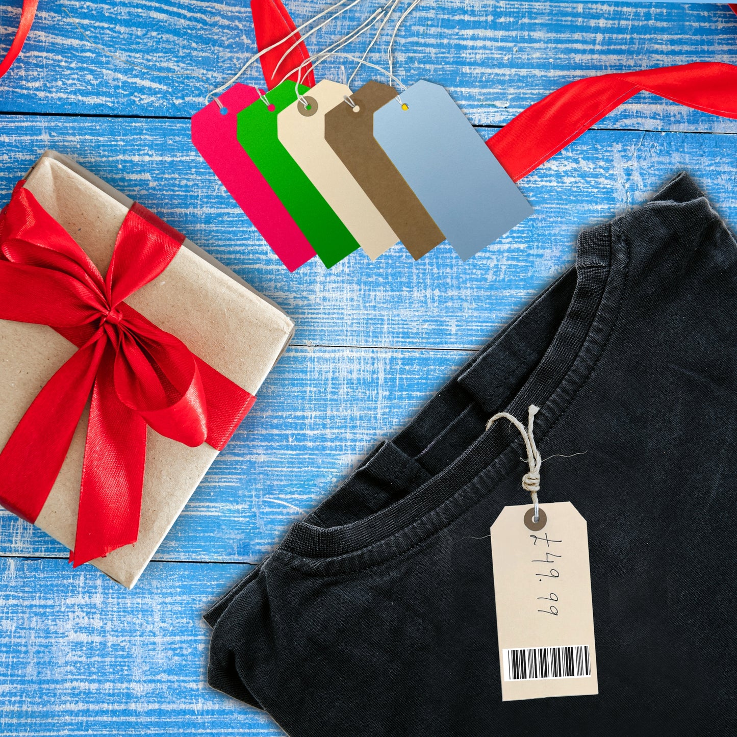 Pack of 120 Manila Luggage Strung Tags 60 x 120mm