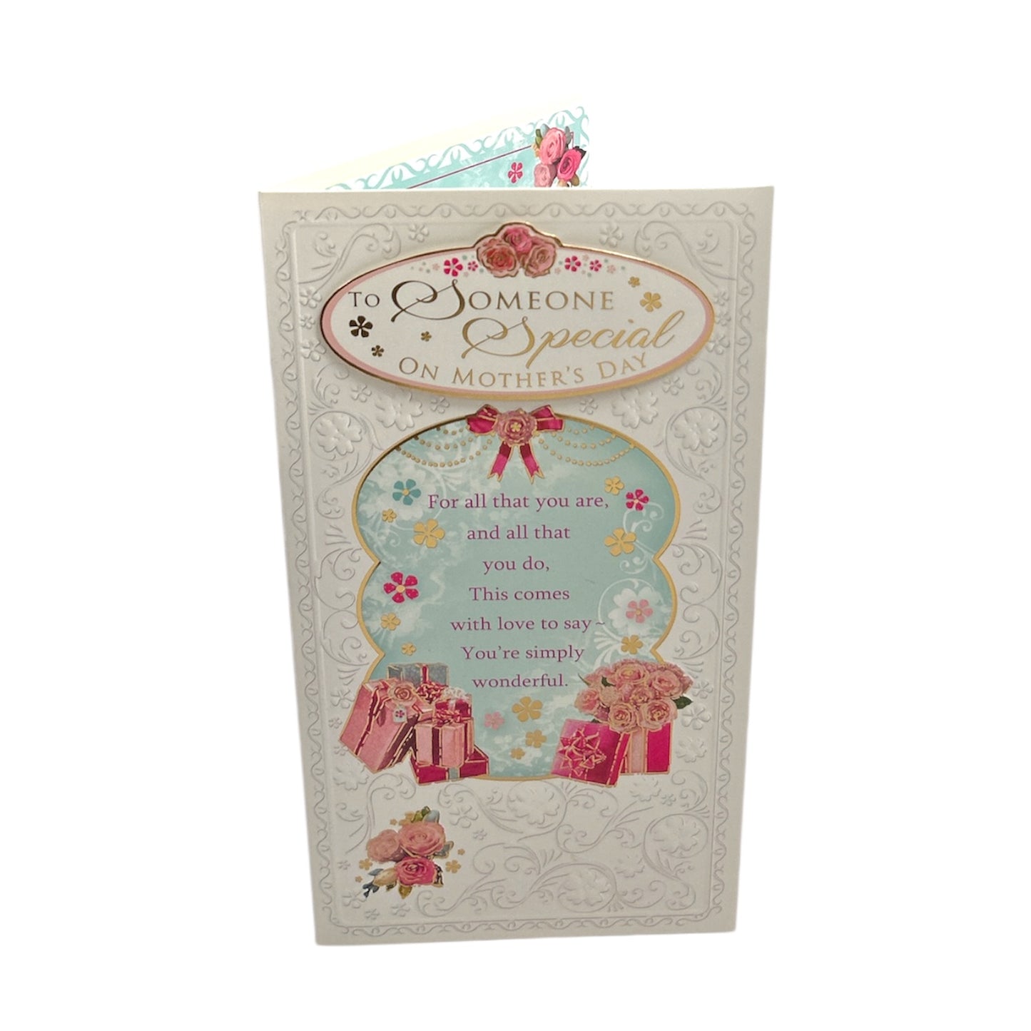 To Someone Special Gifts Design Open Mother's Day Card