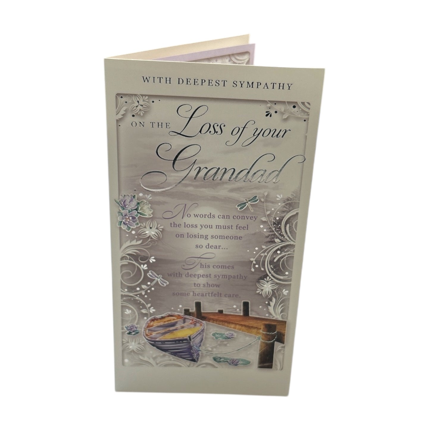 Loss of Grandad Dockside Design Sympathy Opacity Card