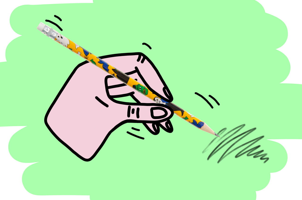 Pack of 12 Halloween Pencils with Eraser