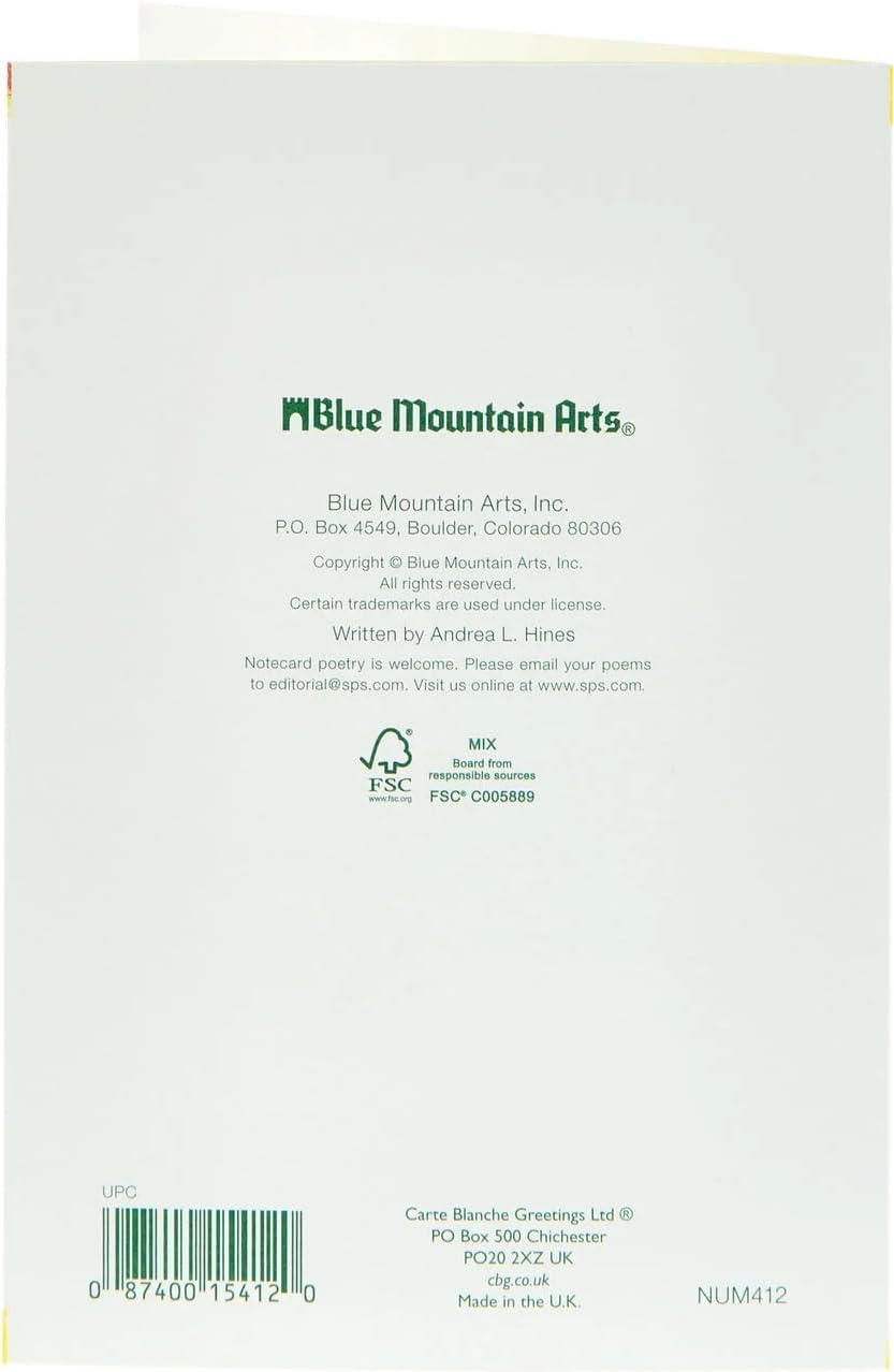 Blue Mountain Arts Rare People Who are so Caring Heartfelt Sentimental Verses 3 fold Keepsake Card