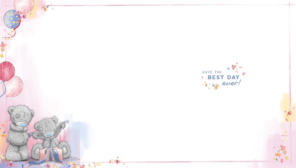 Bears Carrying Stacks Of Gifts Birthday Card