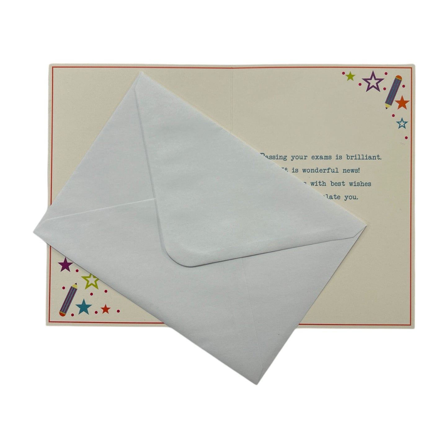 To Granddaughter You Passed Your Exam Stars Design Congratulations Card