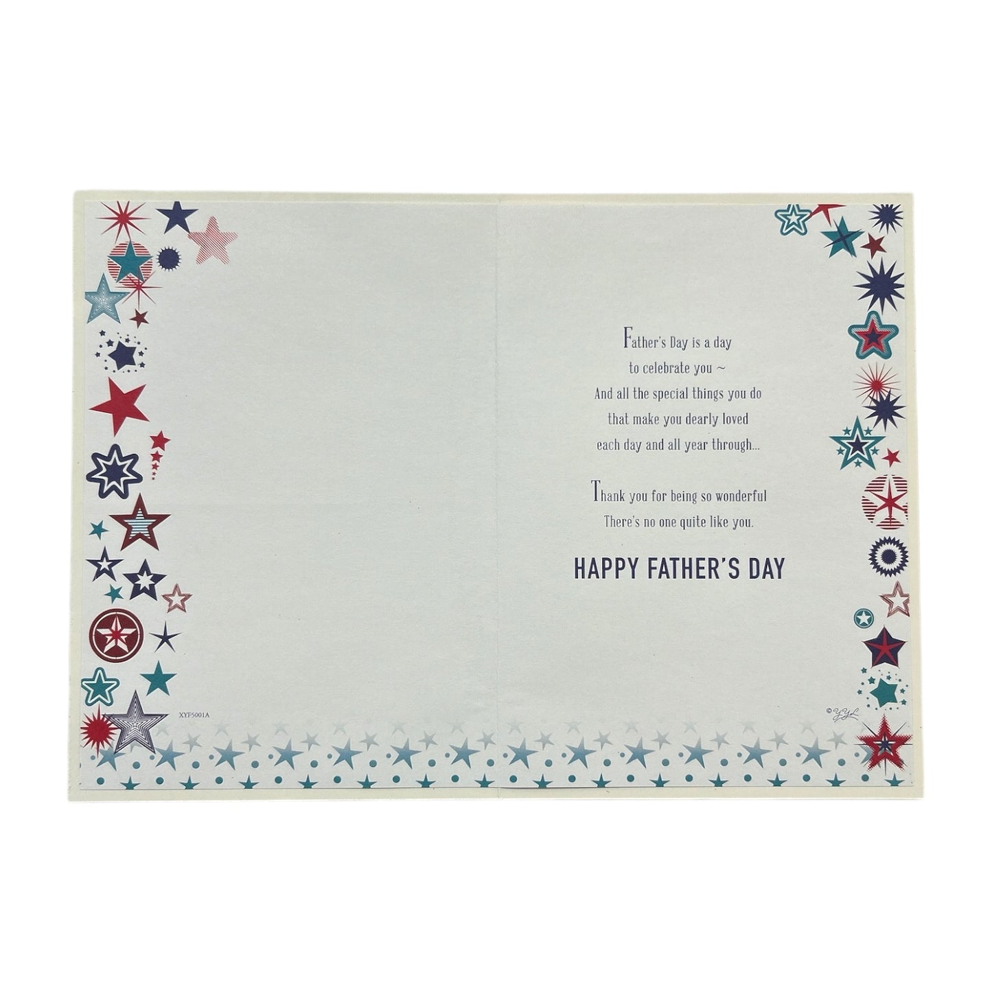 To My Partner Star Burst Design Father's Day Card