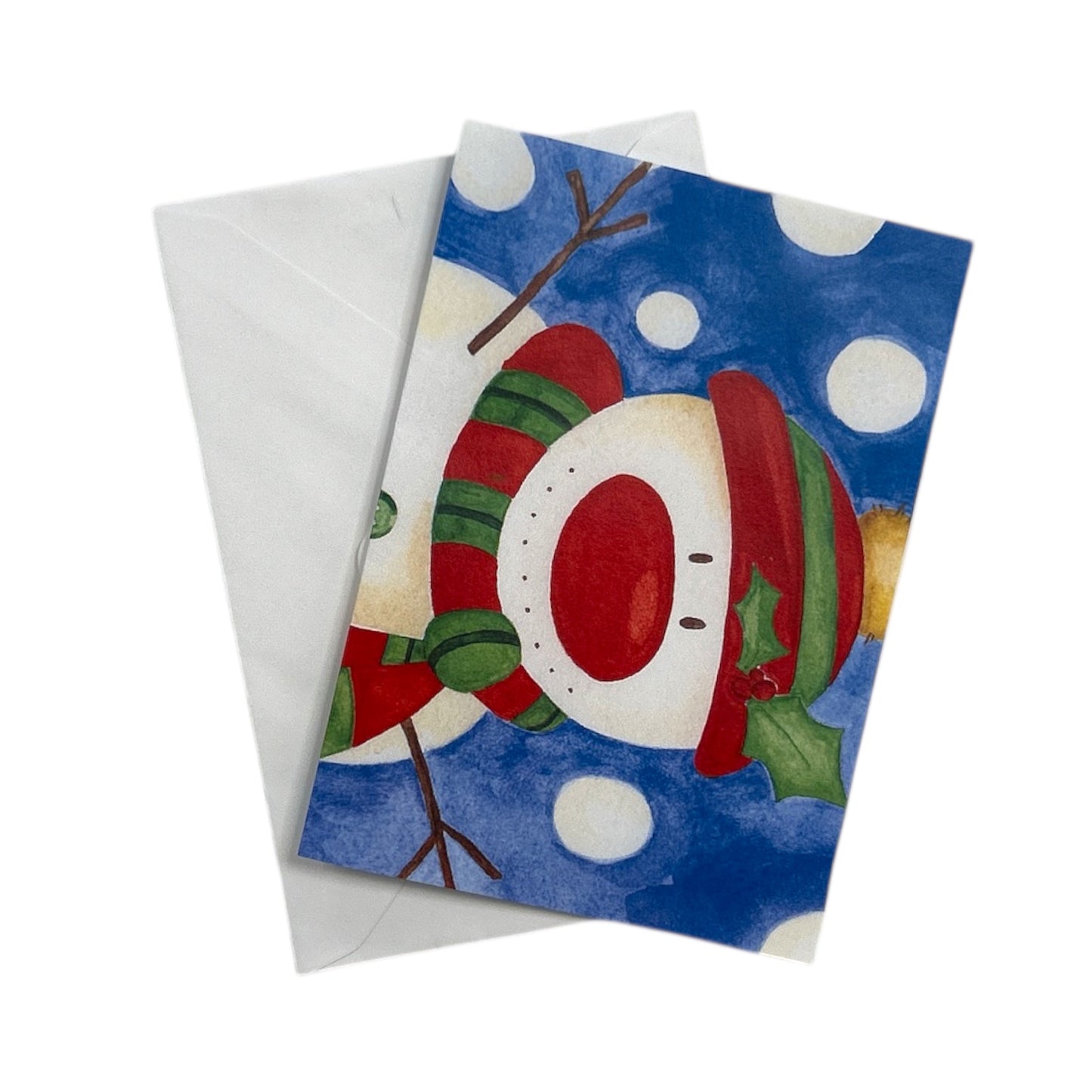Pack of 20 Snowman Christmas Thank You Sheets With Envelopes