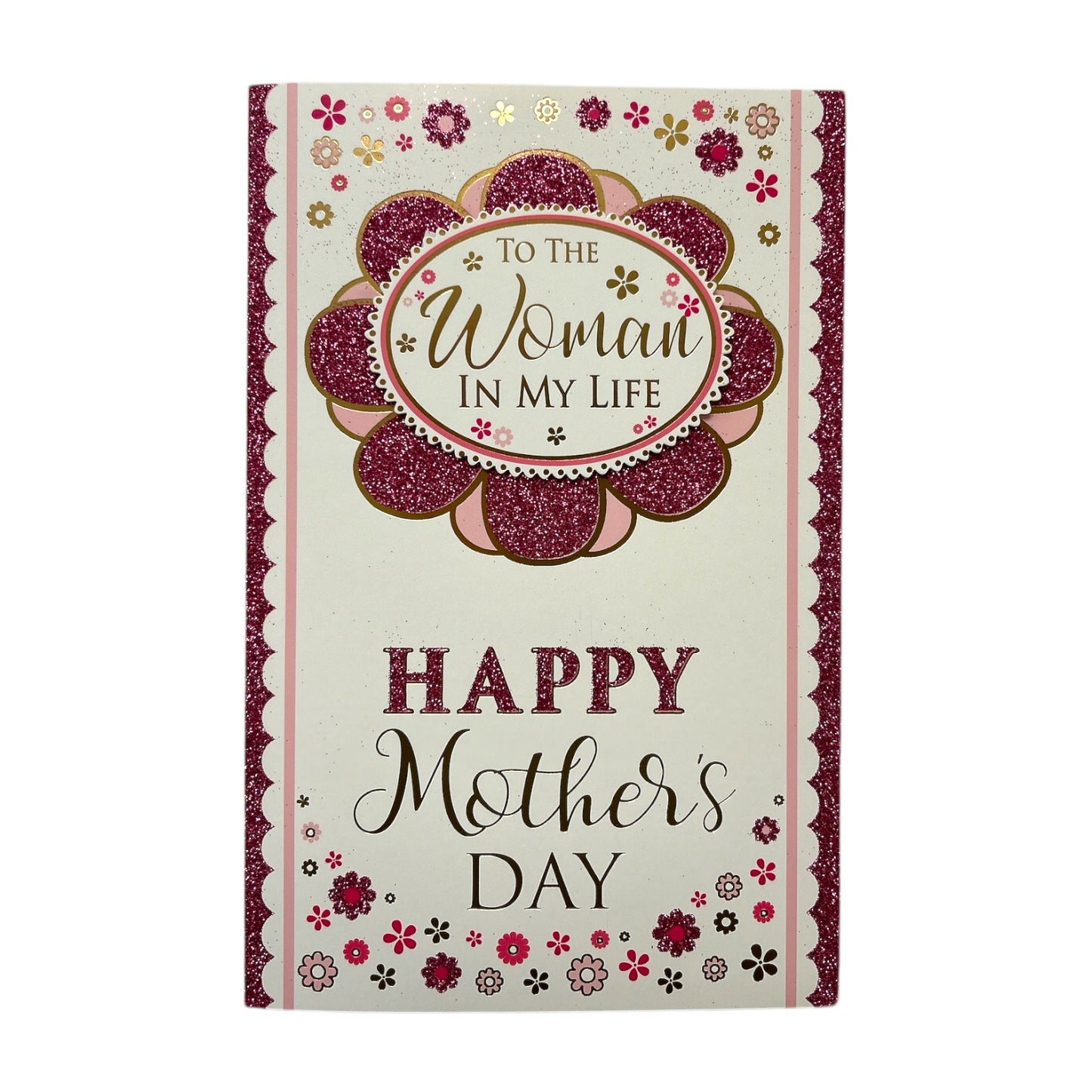 To The Woman In My Life Flower Design Mother's Day Boxed Card