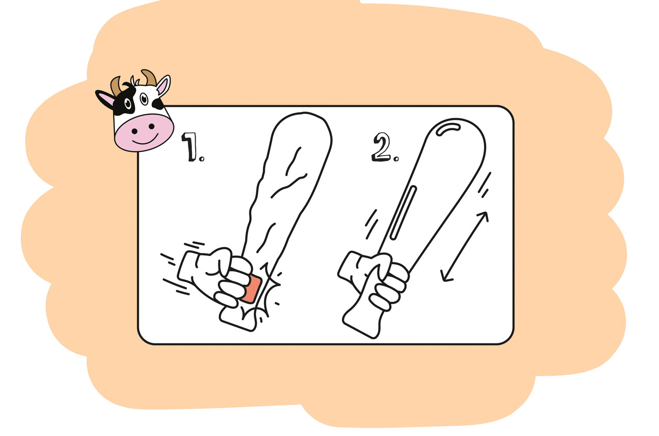 Single Farm Animal Self-Inflating Handheld Balloon