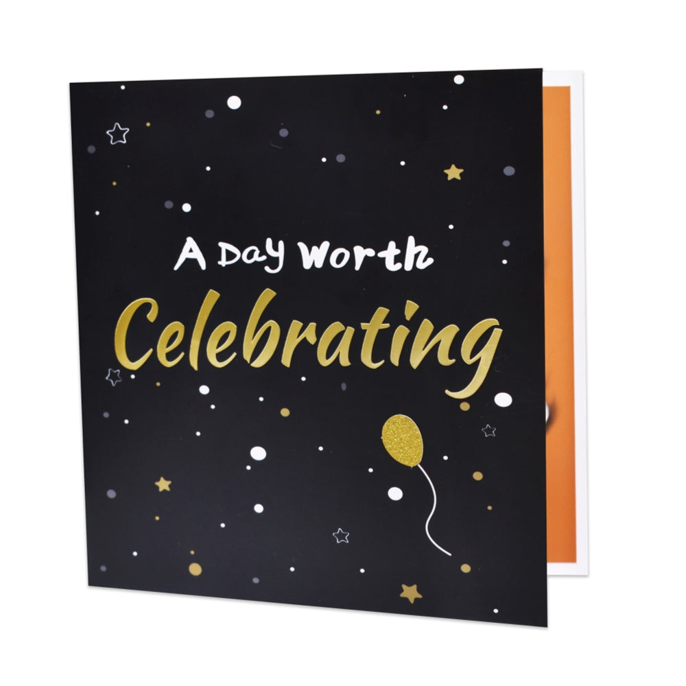 A Day Worth Celebrating! Celebration Burst 3D Pop Up Greeting Card