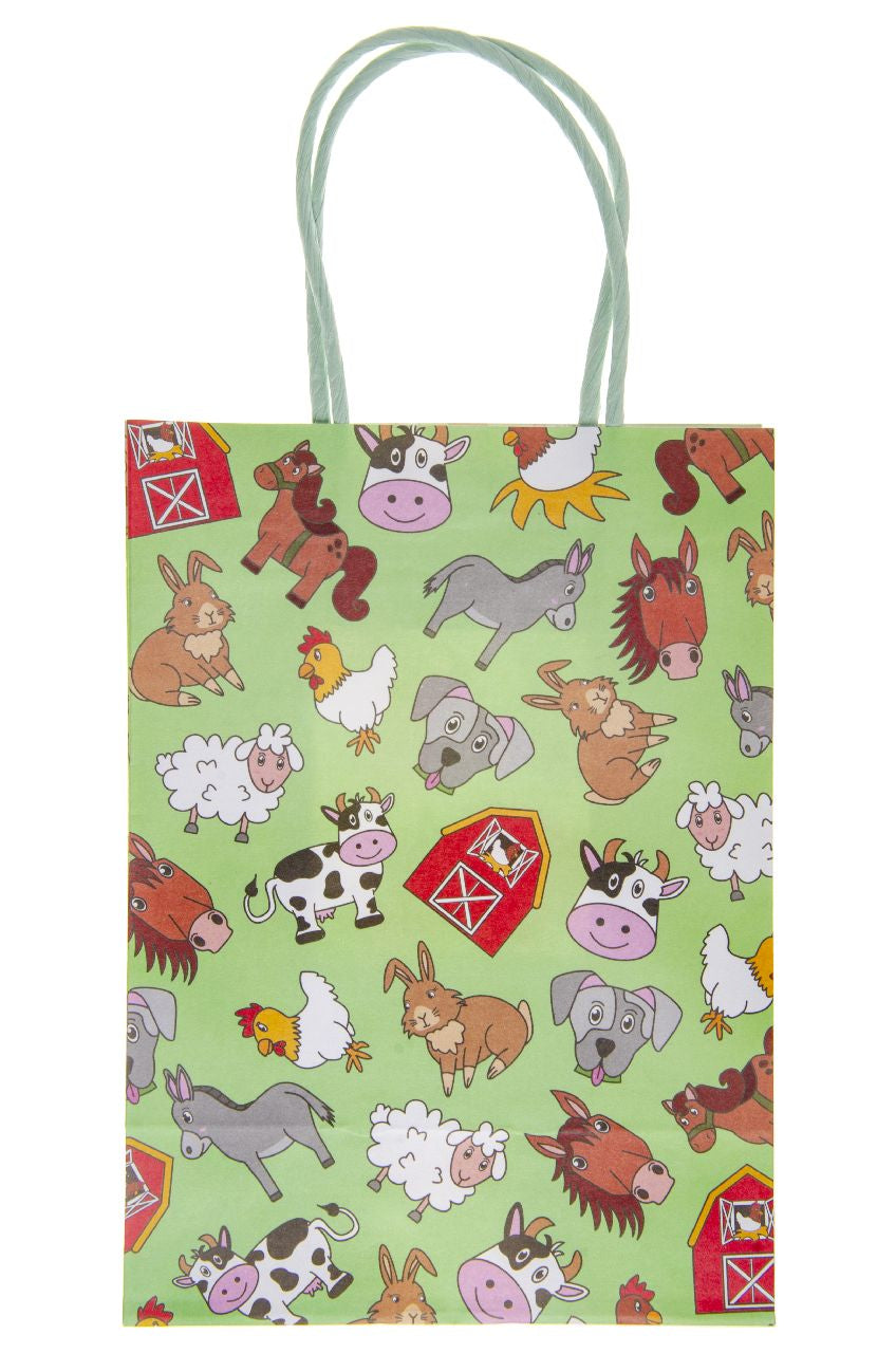 Farm Animals Paper Gift Bag