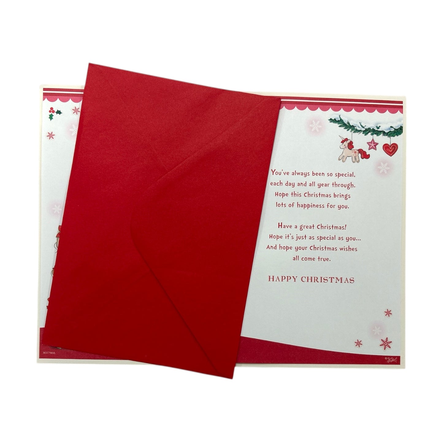 For a Special Granddaughter Sparkly Magical Christmas Card With Badge