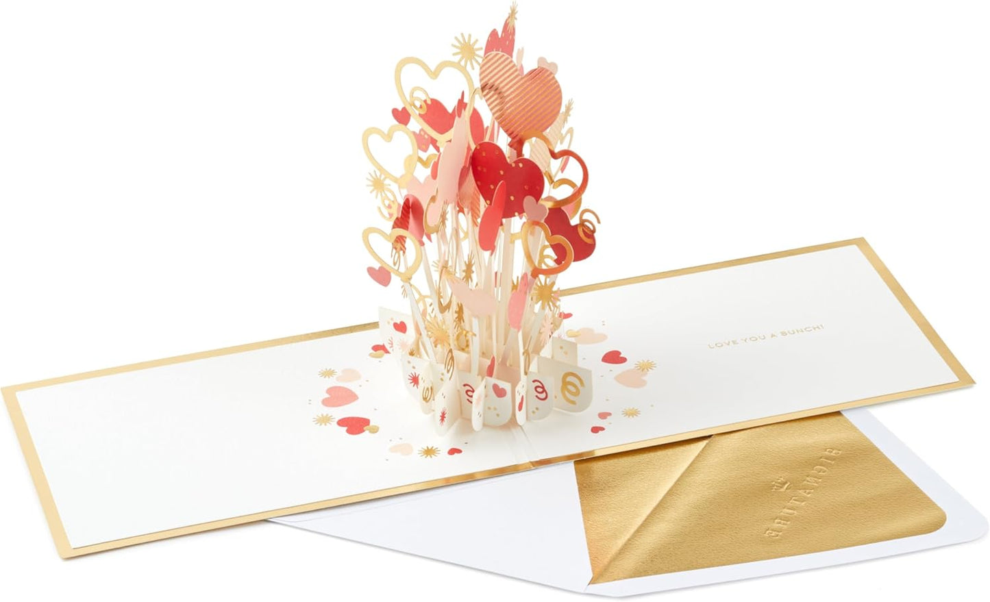 Flowers Hearts Balloons 3D & Pop Up Valentine's Card