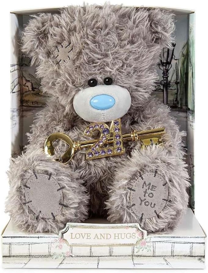 Me to You Cute Plush 21st Birthday 19cm High Presented On Premium Gift Plinth Signature Collection
