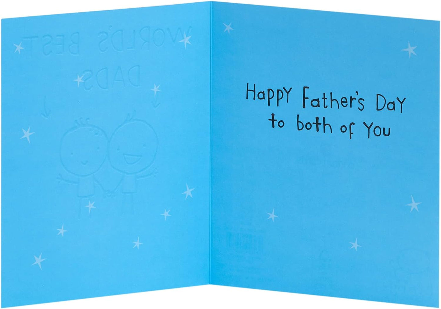 Blue Design Father's Day Card {DC}