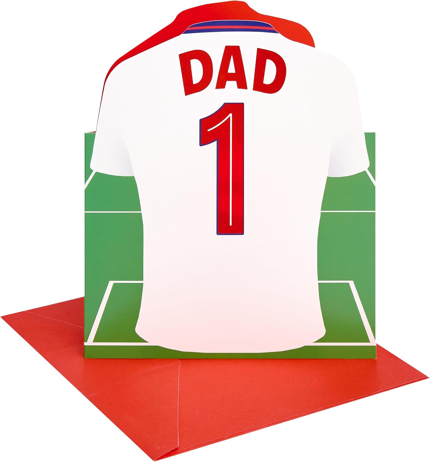 Football Shirt Design Dad Birthday Card