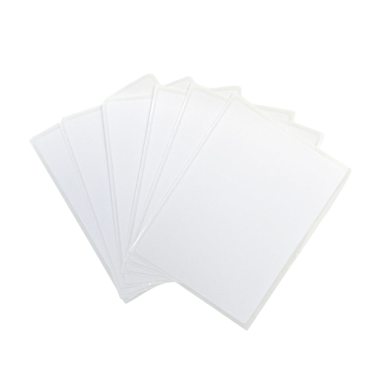 Pack of 84 White 80x110mm Rectangular Labels - Adhesive Stickers