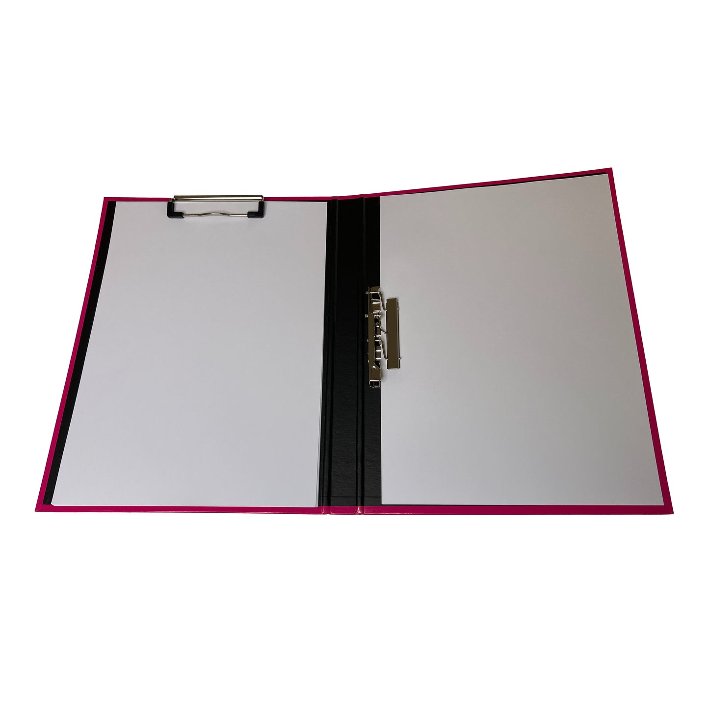 Pack of 10 Pink A4 Clipboard Document Clamp File Folders