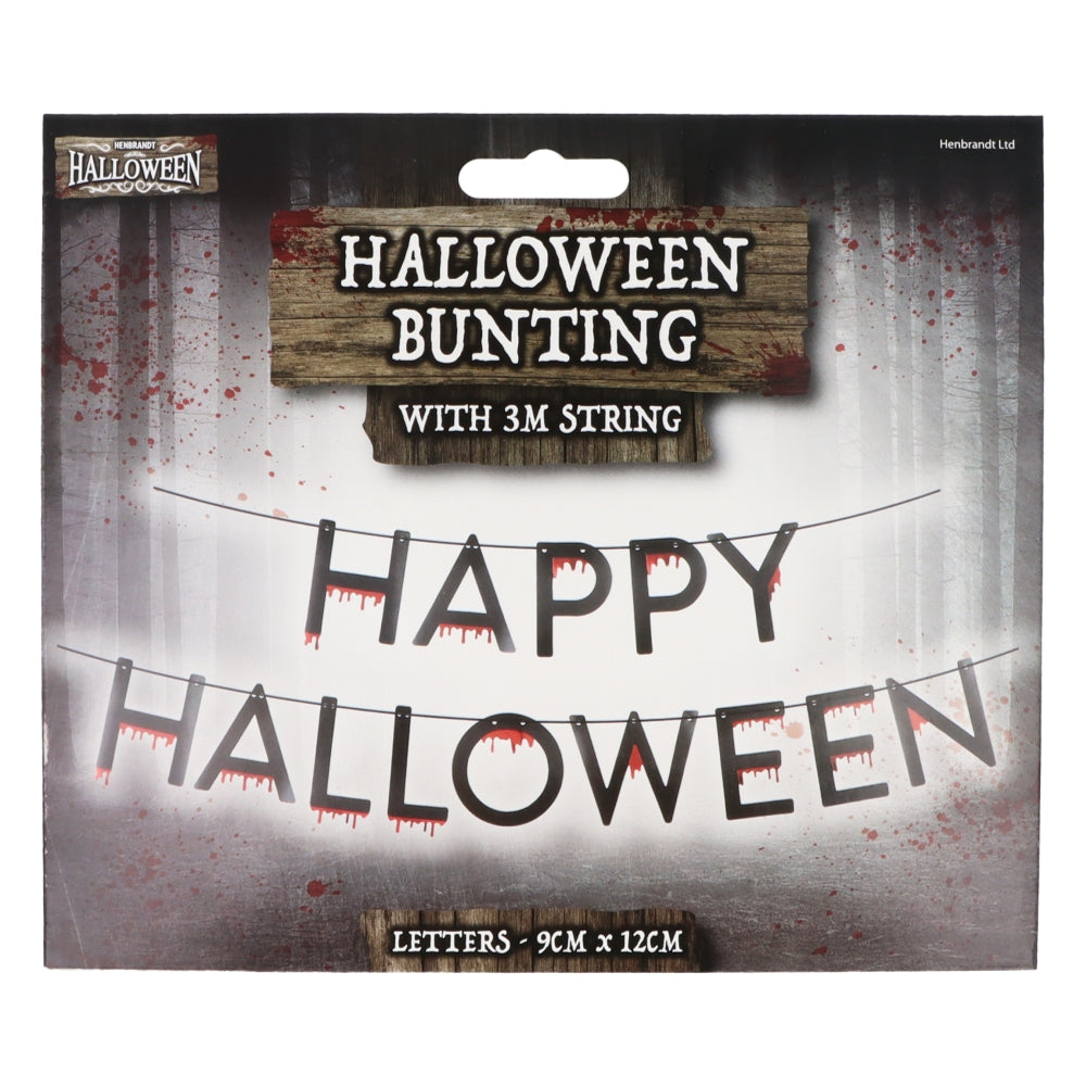 Pack of 12 Happy Halloween Letter Buntings