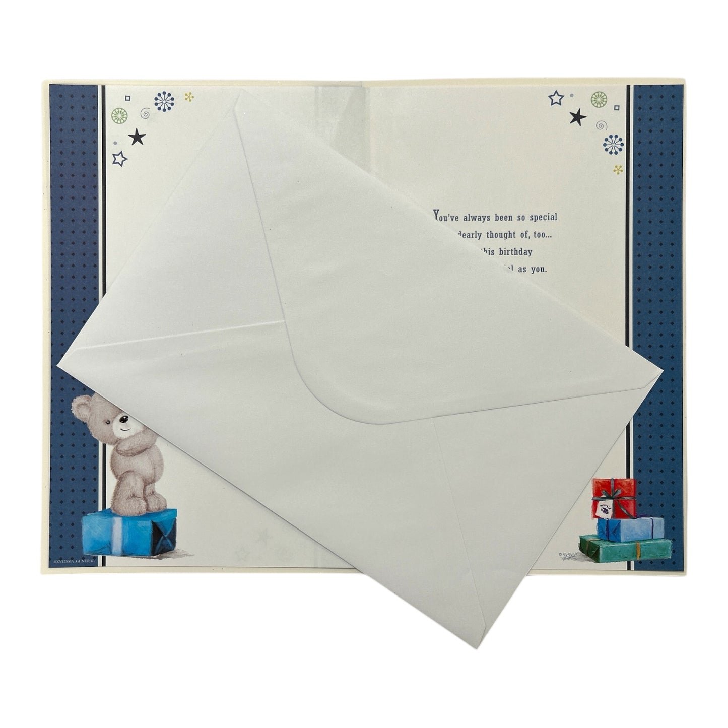 Age 18 Cute Teddy with Gifts Birthday Card