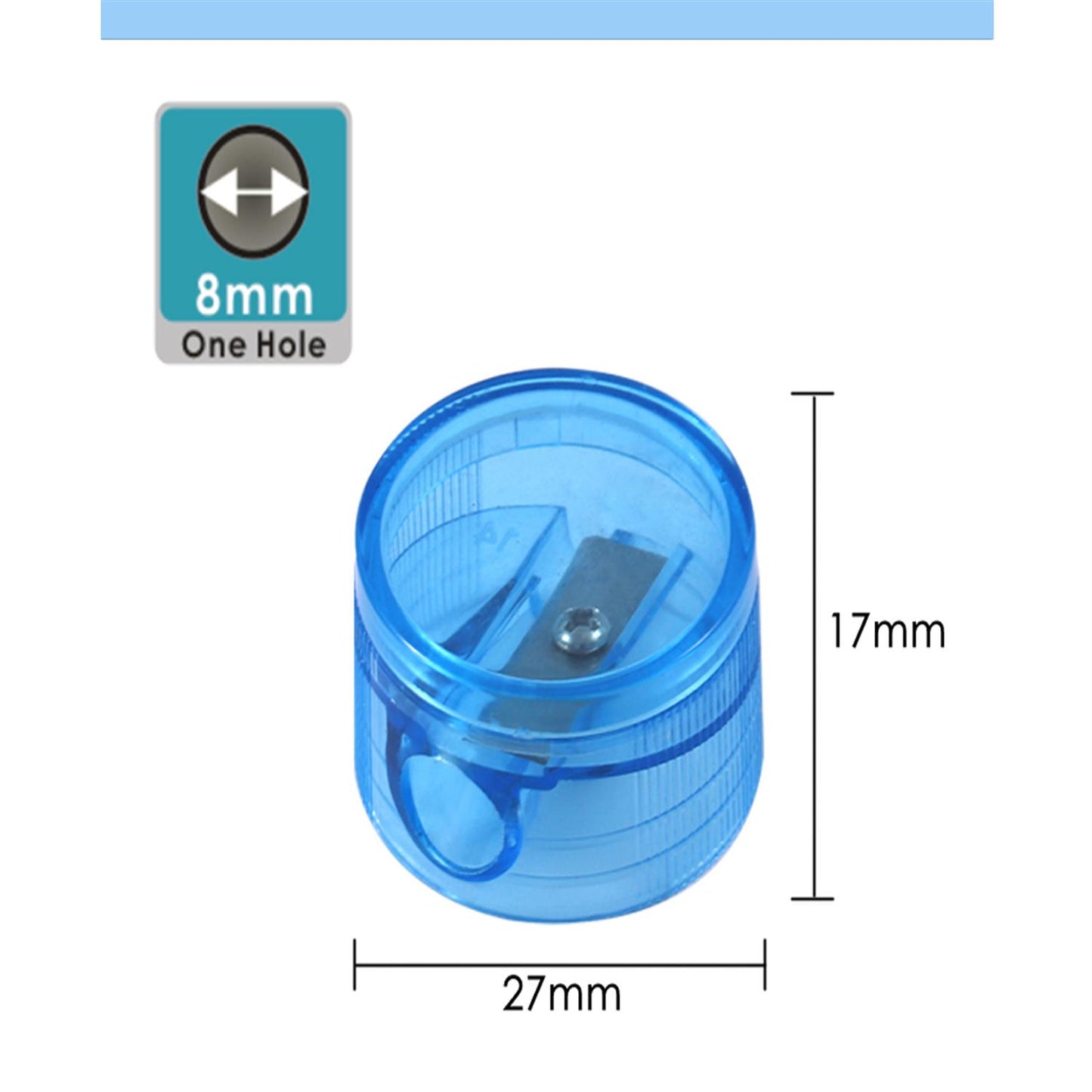 Box of 24 Plastic Pencil Sharpeners