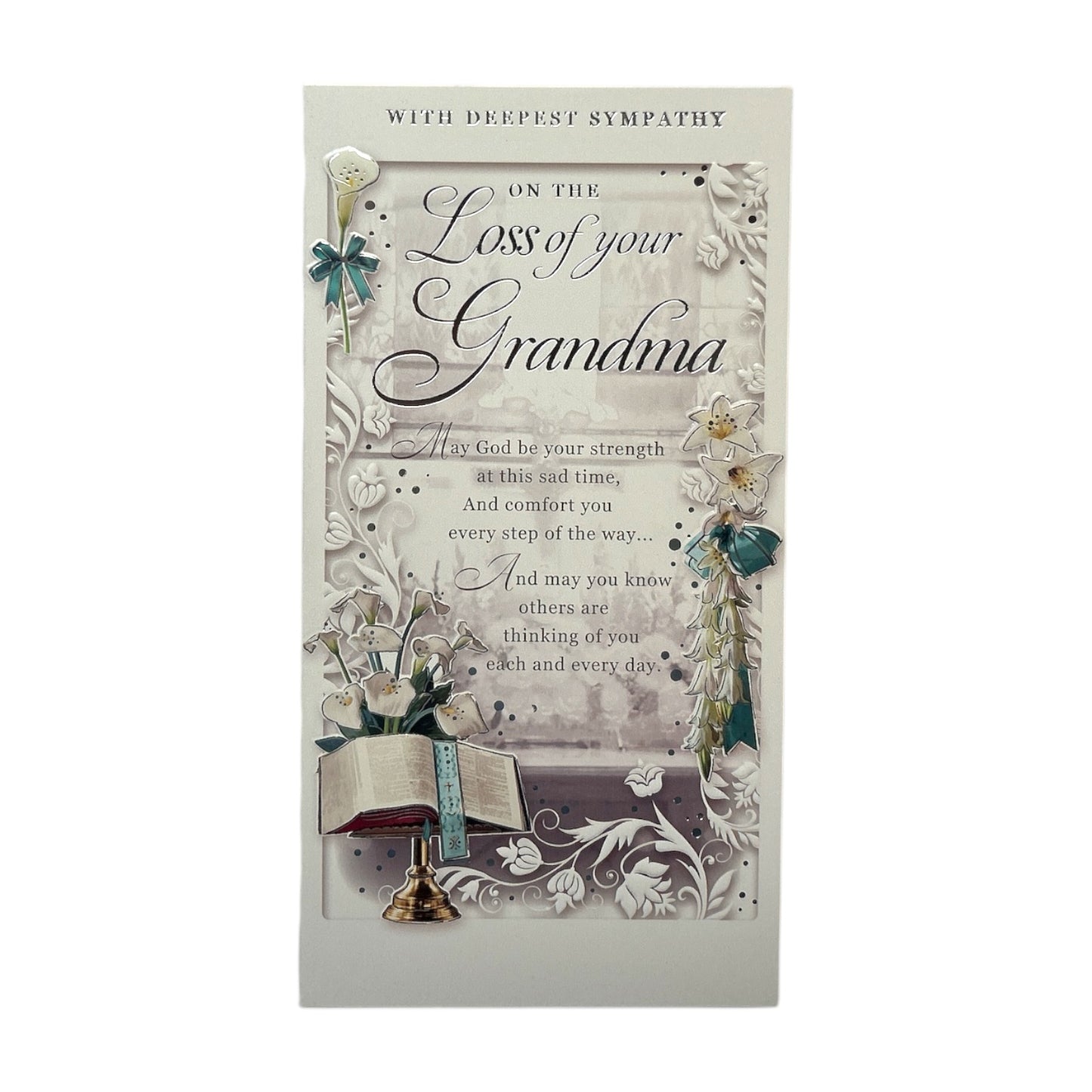 Loss of Grandma Deepest Sympathy Opacity Card