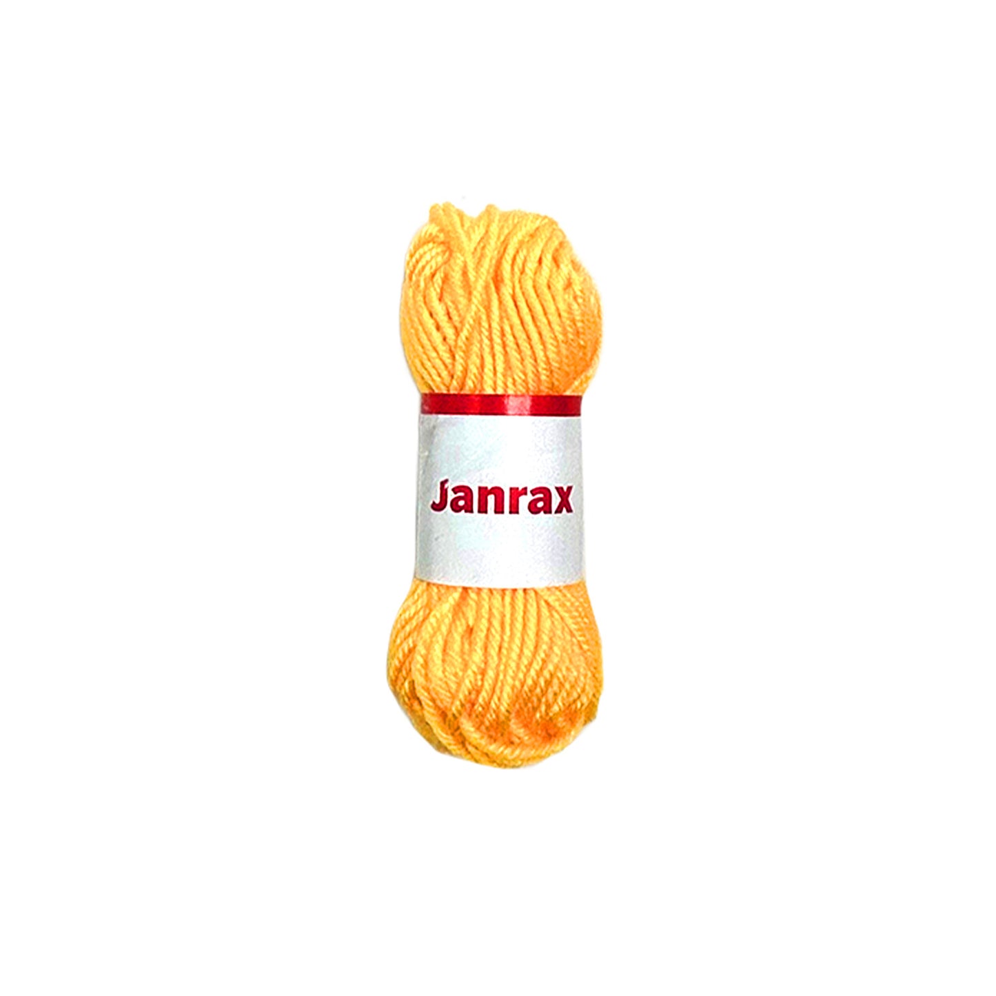 Yellow Acrylic Yarn Roll – 10g, 4 Strand 8 Ply Knitting Wool