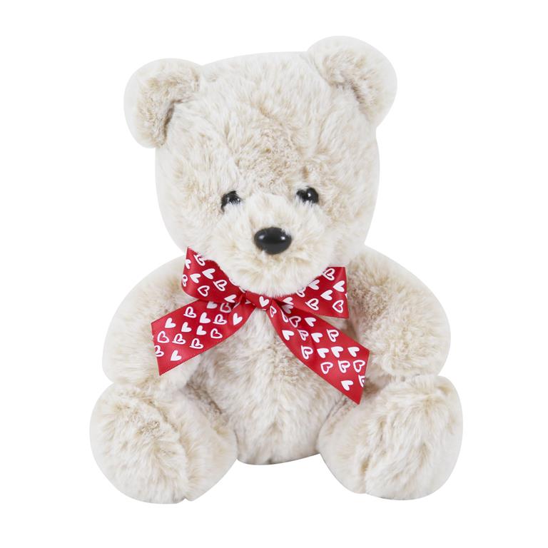Single Valentine's Bear Plush Toy 8"