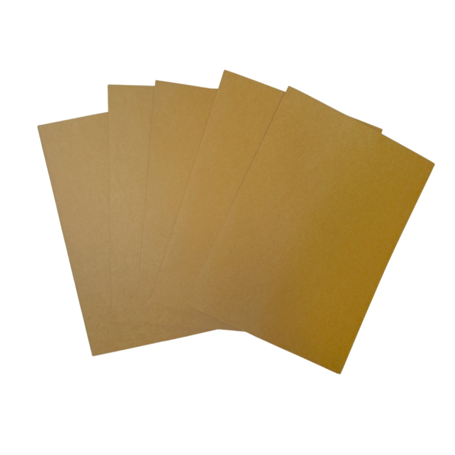 Pack of 5 A4 Kraft Paper Exercise Book Covers by Janrax