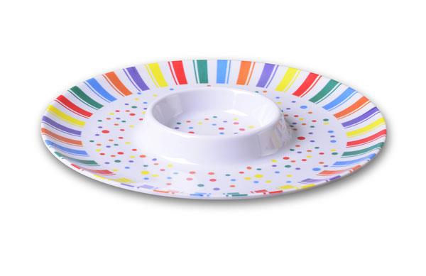 Pack of 12 Melamine Round Dishes 12"