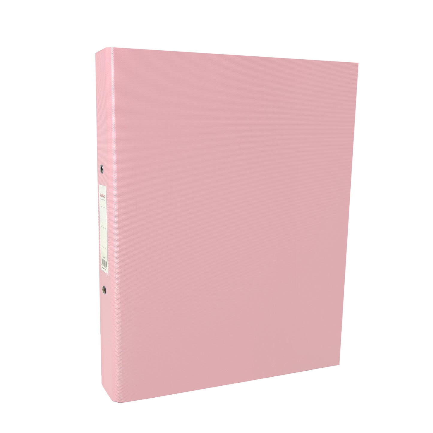 Pack of 3 A4 Pastel Pink Paper Over Board Ring Binders by Janrax