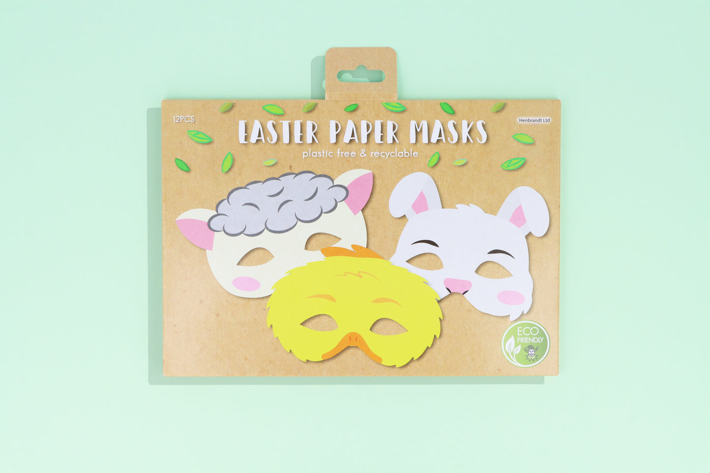Pack of 12 Easter Paper Masks