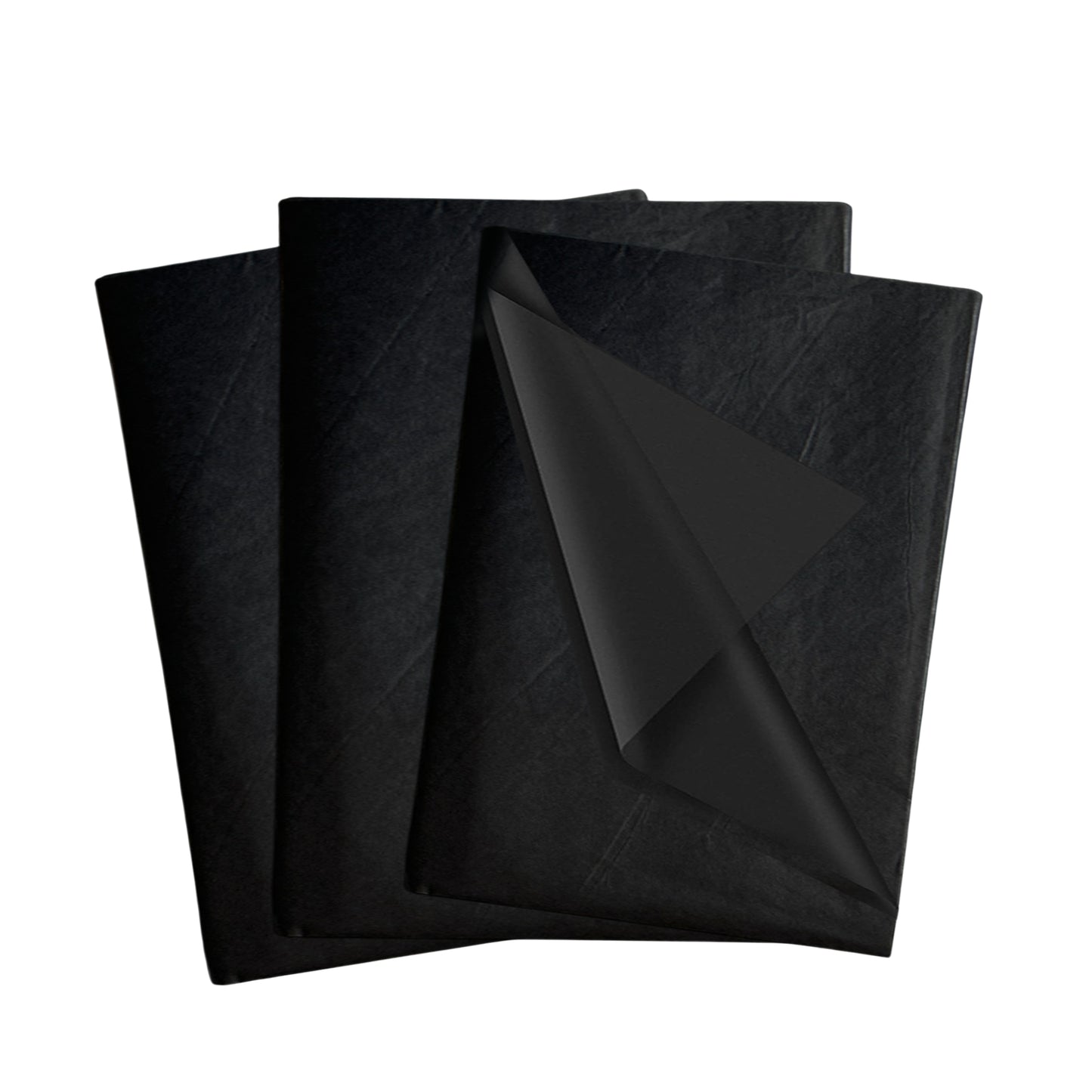 Pack of 180 Black Acid Free 50 x 70cm Tissue Paper Sheets