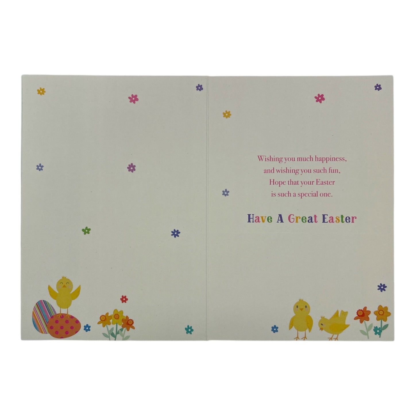 For Son Vibrant Patterns Bunting Design Easter Card