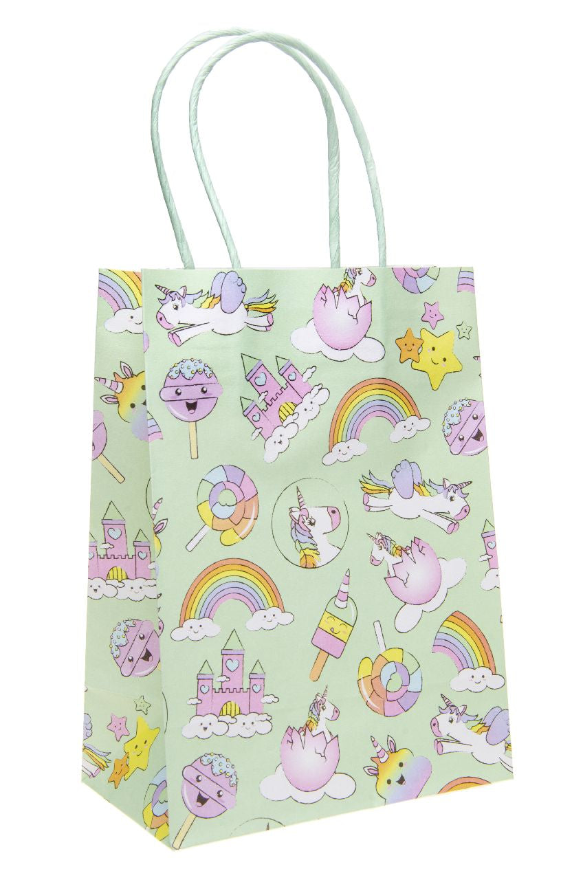 Pack of 12 Unicorn Paper Gift Bags