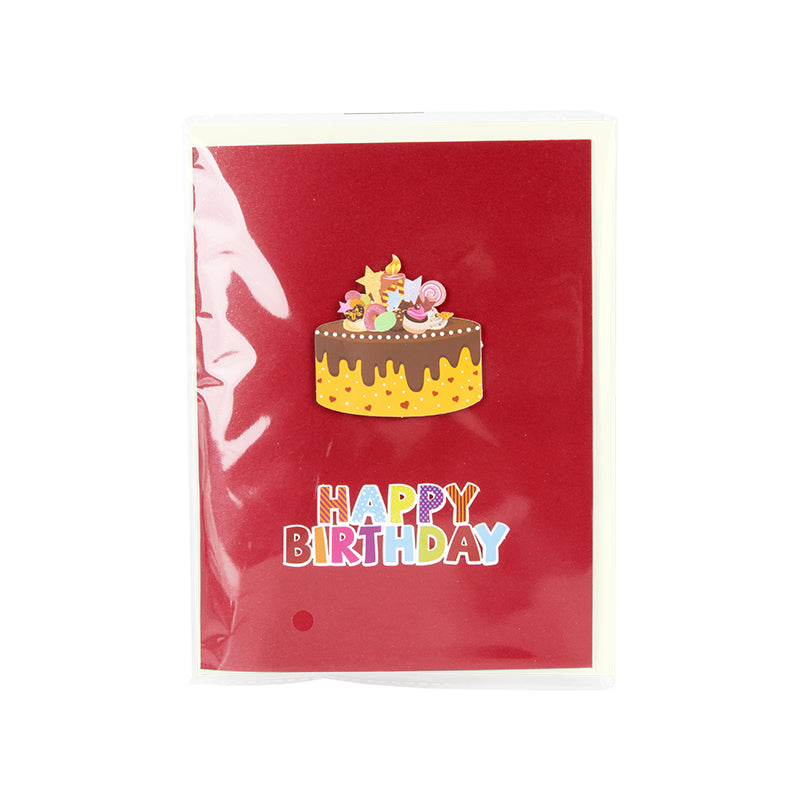 Sweet Celebration 3D Cake Pop Up Birthday Card