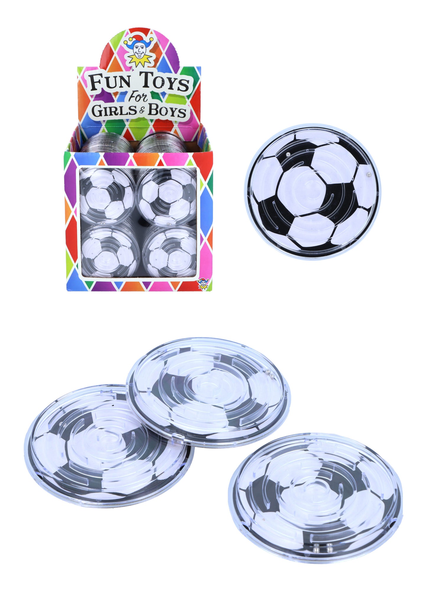 Football Puzzle Mazes 6.5cm