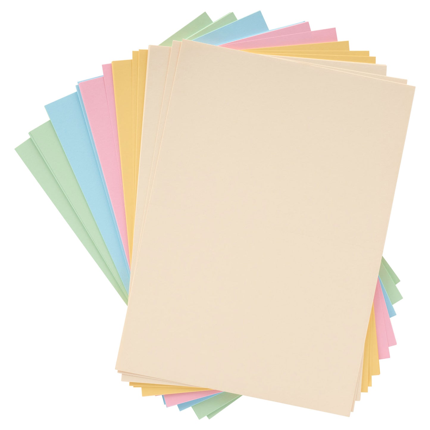 A4 160gsm 50 Pastel Rainbow Card Sheets by Premier Activity