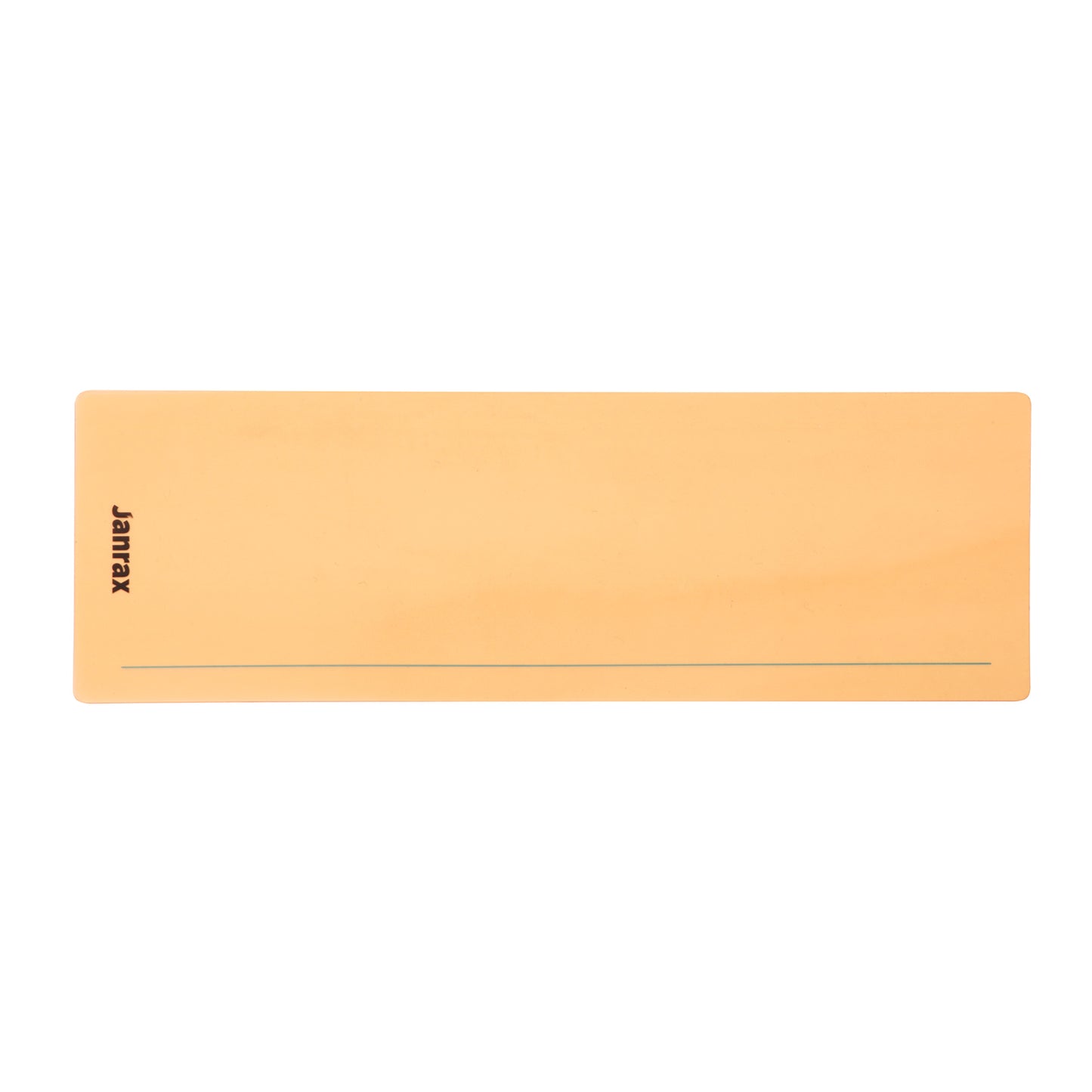Pack of 8 Peach 210x80mm Dyslexia Overlay Reading Strips – PET Material, Rounded Corners