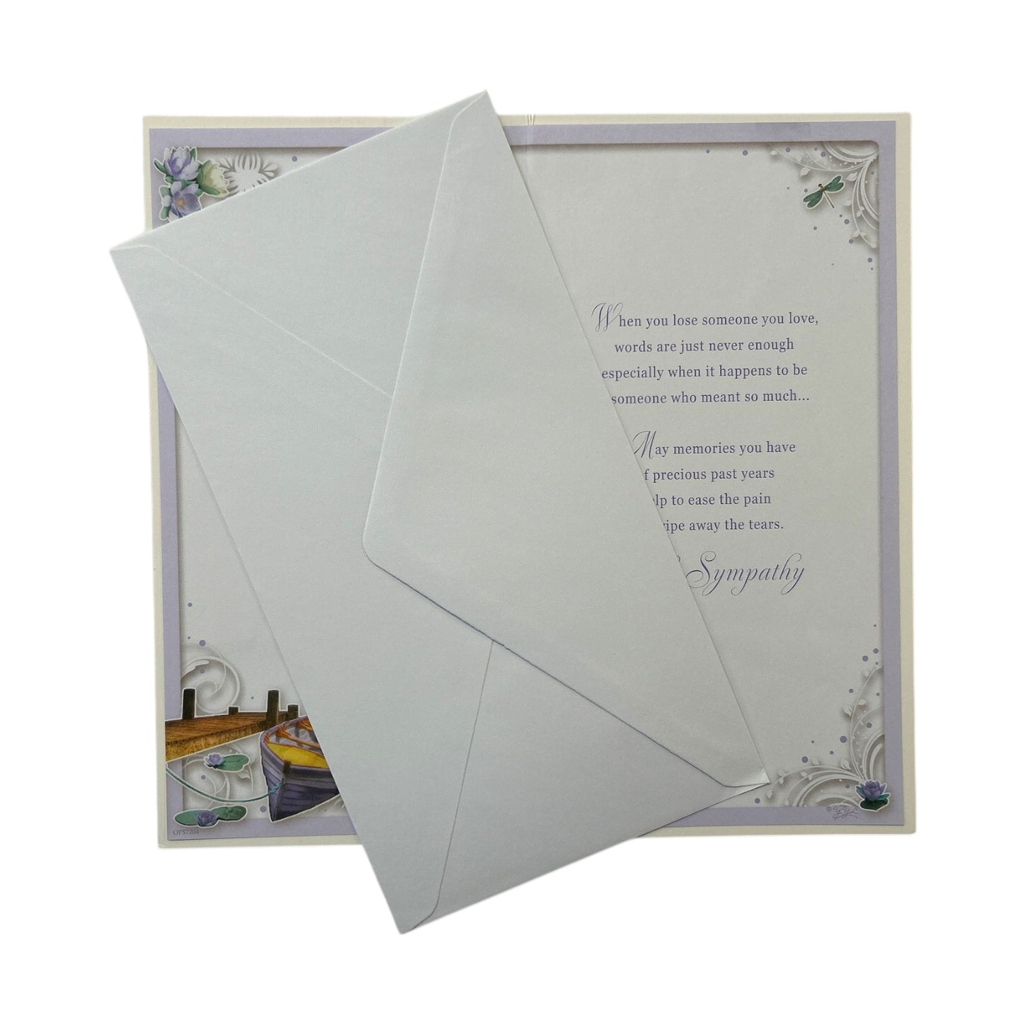 From Both of Us Dockside Design Sympathy Opacity Card