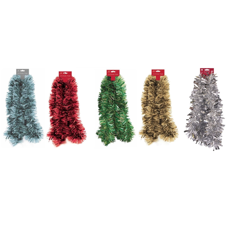 2m Christmas Tree Decoration Tinsel Garland