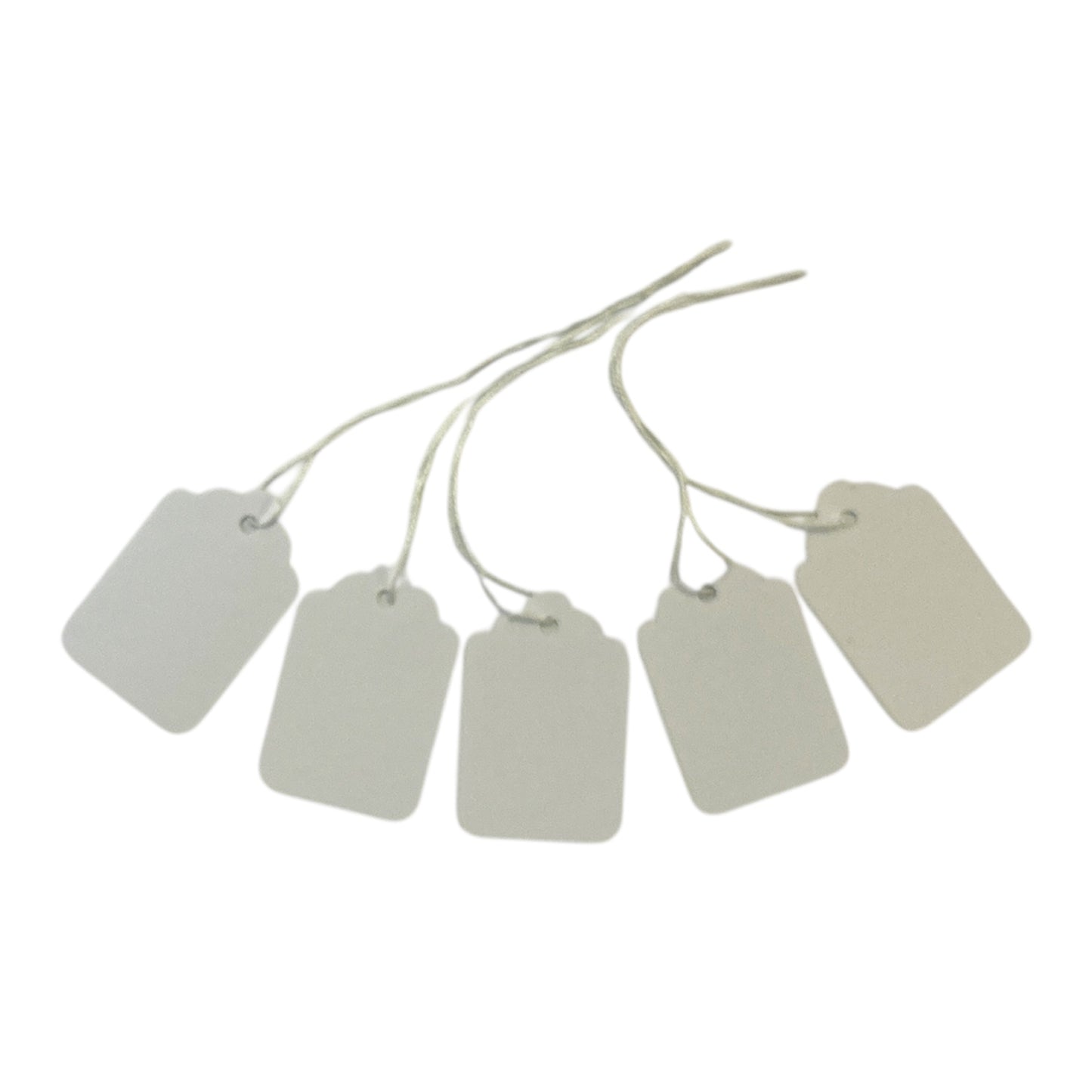 Box of 1000 White Merchandise Tags 56mm x 37mm