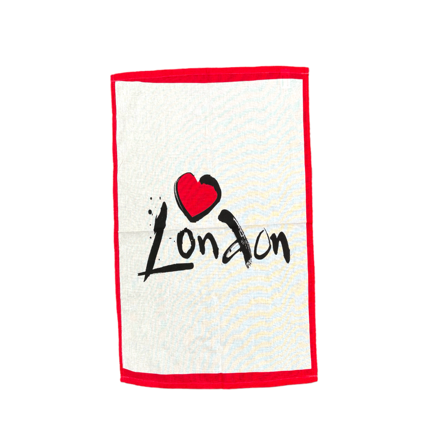 London Printed White Handkerchief 47x74cm
