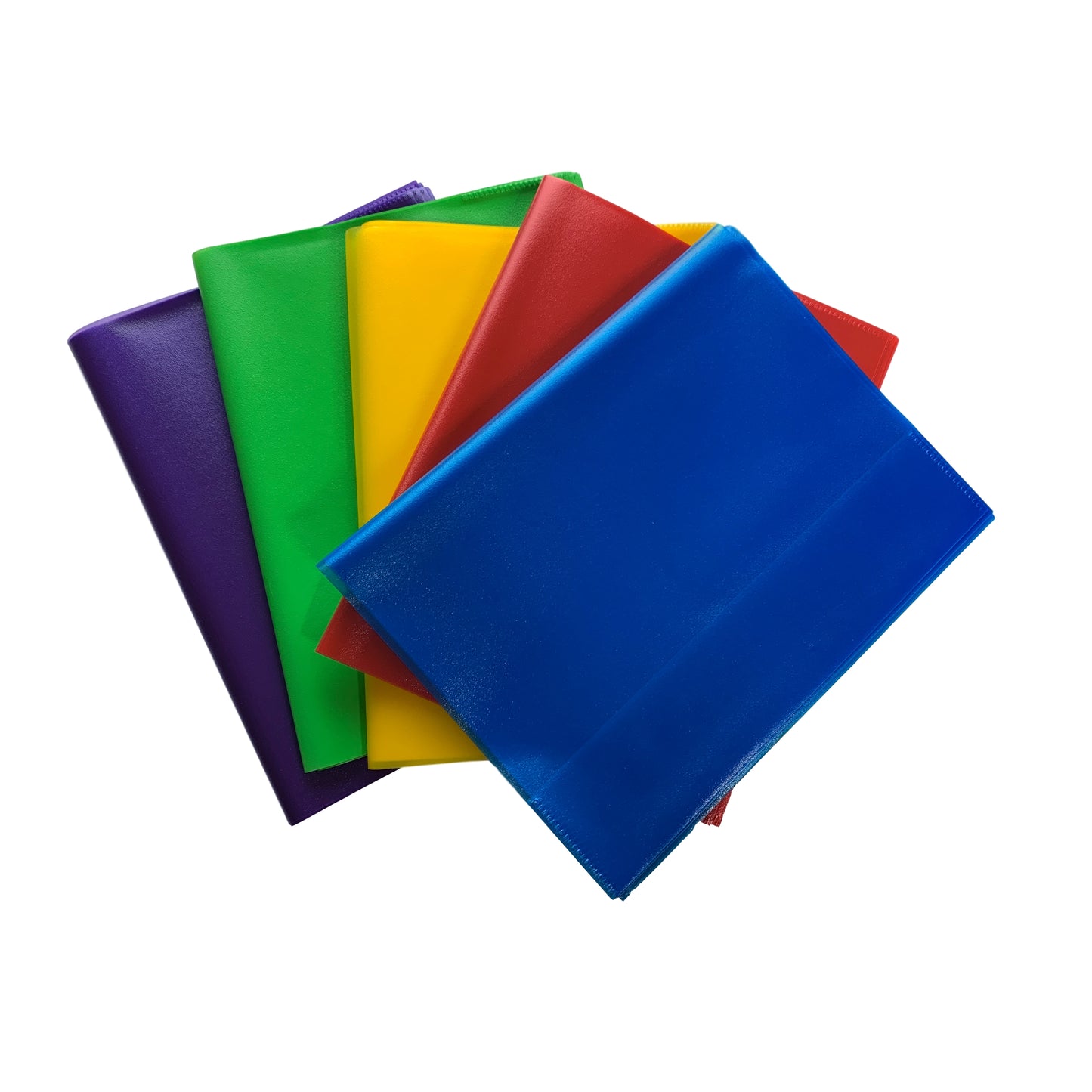 Pack of 10 9x7" Frosted Yellow Exercise Book Covers